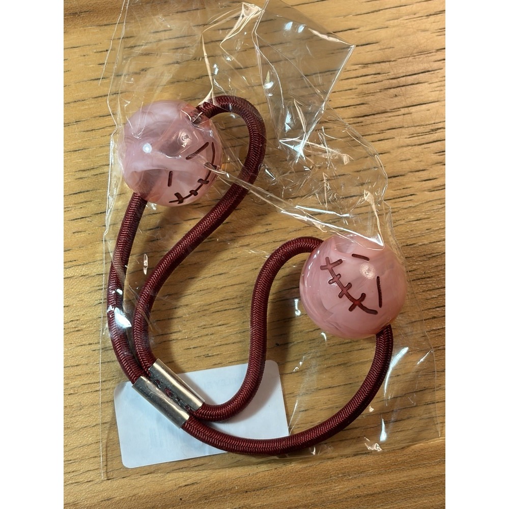 NWT Authentic Travis Scott / Cactus Jack Pink Smiley Face Elastic Hair Tie
